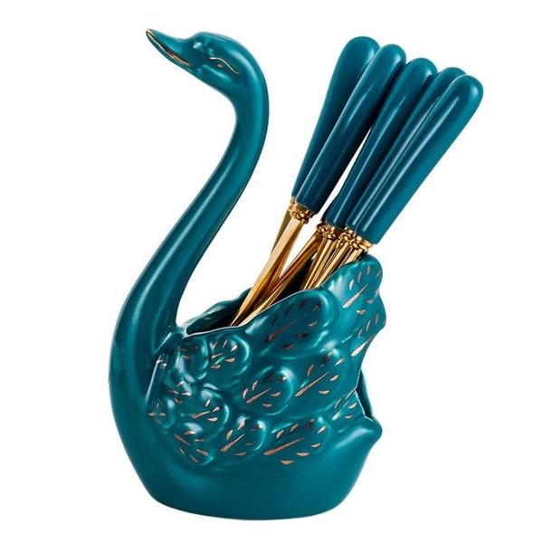 forks light luxury stainless steel dinnerware set swan fruit base holder with six salad cake dessert kitchen supplies
forks light luxury stainless steel dinnerware set swan fruit base holder with six salad cake dessert kitchen supplies
