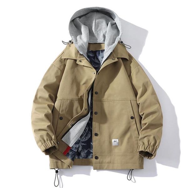 men's jackets coat streetwear hip hop casual jacket mens all-match outdoor men outwear, Black;brown
men's jackets coat streetwear hip hop casual jacket mens all-match outdoor men outwear, Black;brown