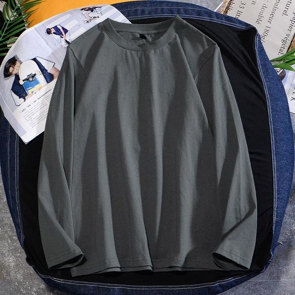 men's t-shirts mrmt 2021 brand pure cotton long sleeve solid color base shirt simple basic t leisure, White;black
men's t-shirts mrmt 2021 brand pure cotton long sleeve solid color base shirt simple basic t leisure, White;black