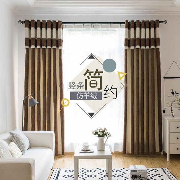 custom curtain nordic simplicity modern vertical velvet splicing shading bedroom livingroom window thick blackout m1010 & drapes
custom curtain nordic simplicity modern vertical velvet splicing shading bedroom livingroom window thick blackout m1010 & drapes
