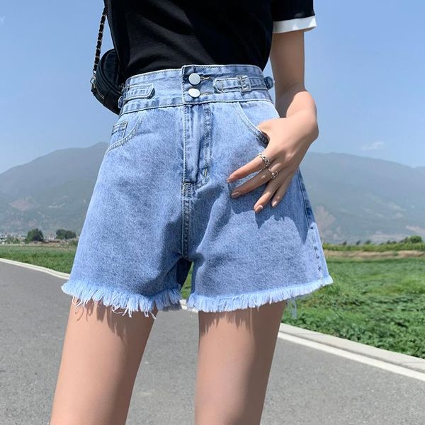 women's shorts ailegogo high waist women tassel solid color wide leg retro denim summer female casual loose vintage ladies jeans, White;black
women's shorts ailegogo high waist women tassel solid color wide leg retro denim summer female casual loose vintage ladies jeans, White;black