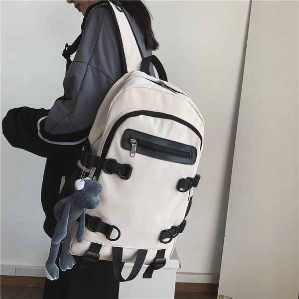 backpack laplarge capacity men waterproof backpacks college for teenage girls nylon trendy school bag female buckle fashion 2021
backpack laplarge capacity men waterproof backpacks college for teenage girls nylon trendy school bag female buckle fashion 2021