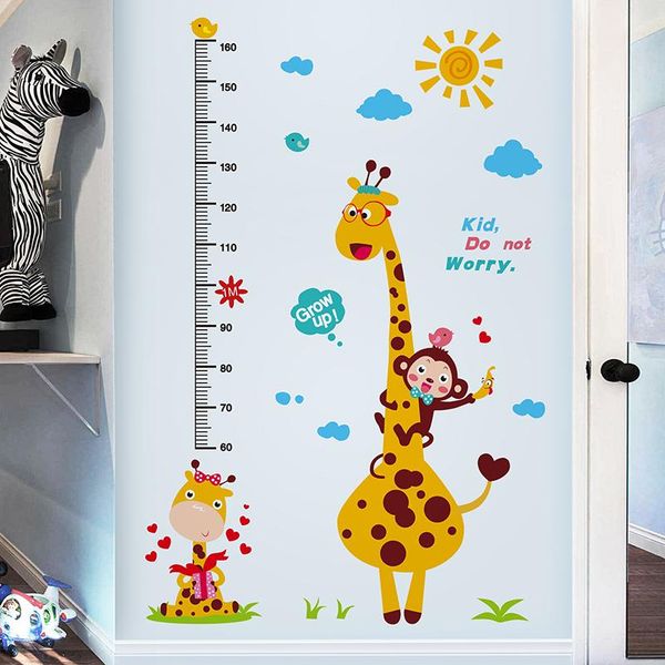 cartoon giraffe wall stickers diy height measurement decals for kids room baby bedroom home decoration accessories
cartoon giraffe wall stickers diy height measurement decals for kids room baby bedroom home decoration accessories