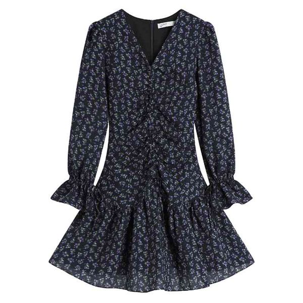 women vintage baroque floral print navy blue dress v-neck zipper flare long sleeve elegant mermaid mini d2038 210514, Black;gray
women vintage baroque floral print navy blue dress v-neck zipper flare long sleeve elegant mermaid mini d2038 210514, Black;gray