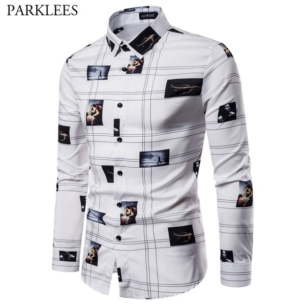 vintage print shirt men autumn baroque style long sleeve party shirts mens casual button down social shirt male chemise 210522, White;black
vintage print shirt men autumn baroque style long sleeve party shirts mens casual button down social shirt male chemise 210522, White;black