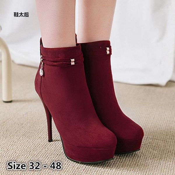 boots woman high heel platform heels for women shoes spring autumn ankle booties female small big size 32 - 481, Black
boots woman high heel platform heels for women shoes spring autumn ankle booties female small big size 32 - 481, Black