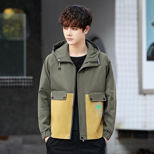 men's jackets 2021 hip hop autumn men windbreaker patchwork loose casual jacket couple thin zipper hooded coat, Black;brown
men's jackets 2021 hip hop autumn men windbreaker patchwork loose casual jacket couple thin zipper hooded coat, Black;brown