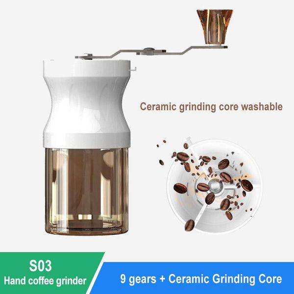 mini hand grinding bean machine ceramic core washable 9-gear scale coffee grinder electric grinders
mini hand grinding bean machine ceramic core washable 9-gear scale coffee grinder electric grinders