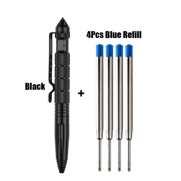 ballpoint pens 1+4pcs tactical pen multipurpose tool self defense glass breaker aluminum alloy outdoor survival writing, Blue;orange
ballpoint pens 1+4pcs tactical pen multipurpose tool self defense glass breaker aluminum alloy outdoor survival writing, Blue;orange
