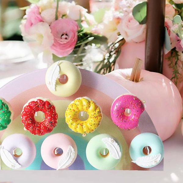 other festive & party supplies wooden donut wall stand doughnut holder rainbow diy baking dessert display birthday christmas decorations
other festive & party supplies wooden donut wall stand doughnut holder rainbow diy baking dessert display birthday christmas decorations