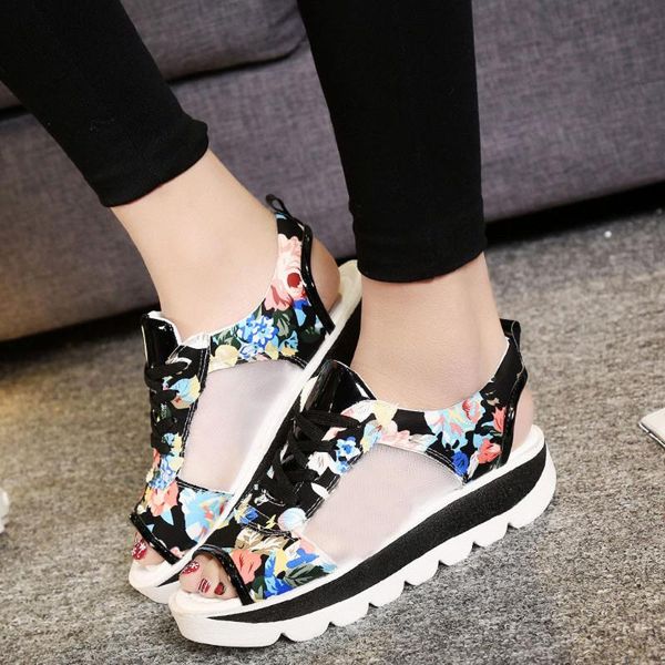 woman straps high pattern fish mouth printing platform shoes gladiator sandals #a40, Black
woman straps high pattern fish mouth printing platform shoes gladiator sandals #a40, Black