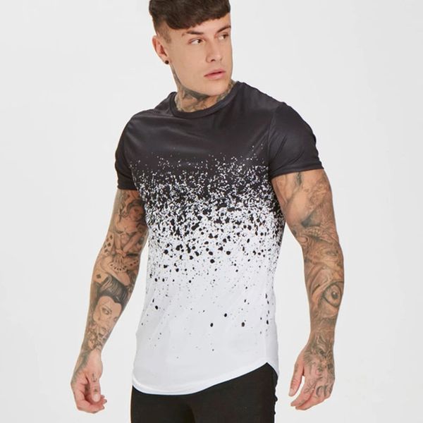 2021 new summer leisure sports fitness running mens stretch gradient polka dot t-shirt moisture wicking short sleeves, Black
2021 new summer leisure sports fitness running mens stretch gradient polka dot t-shirt moisture wicking short sleeves, Black