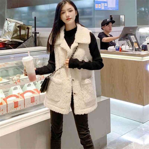 women's vests 6tlamb hair autumn and winter granulated cashmere coat fur integrated medium length vt 7jz7, Black;white
women's vests 6tlamb hair autumn and winter granulated cashmere coat fur integrated medium length vt 7jz7, Black;white