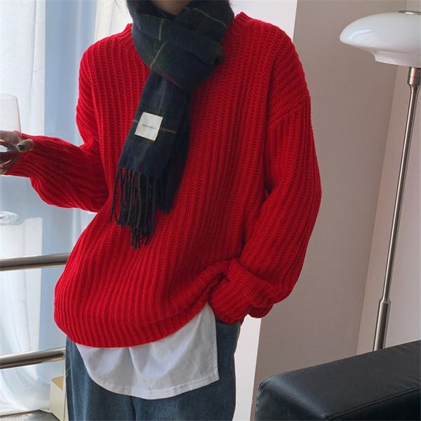 office lady christmas thicken elegant solid leisure streetwear pullovers outwear knitted vintage sweaters 210421, White;black
office lady christmas thicken elegant solid leisure streetwear pullovers outwear knitted vintage sweaters 210421, White;black