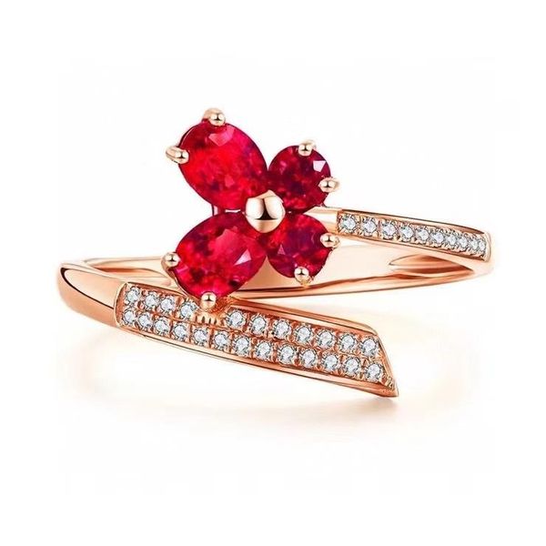 cluster rings natural red ruby gem ring gemstone s925 silver fashion elegant flower clover women's wedding gift jewelry, Golden;silver
cluster rings natural red ruby gem ring gemstone s925 silver fashion elegant flower clover women's wedding gift jewelry, Golden;silver