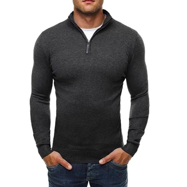 men's sweaters slim long sleeve knit casual sweater chic men solid color stand collar zipper knitted blouse -3xl, White;black
men's sweaters slim long sleeve knit casual sweater chic men solid color stand collar zipper knitted blouse -3xl, White;black