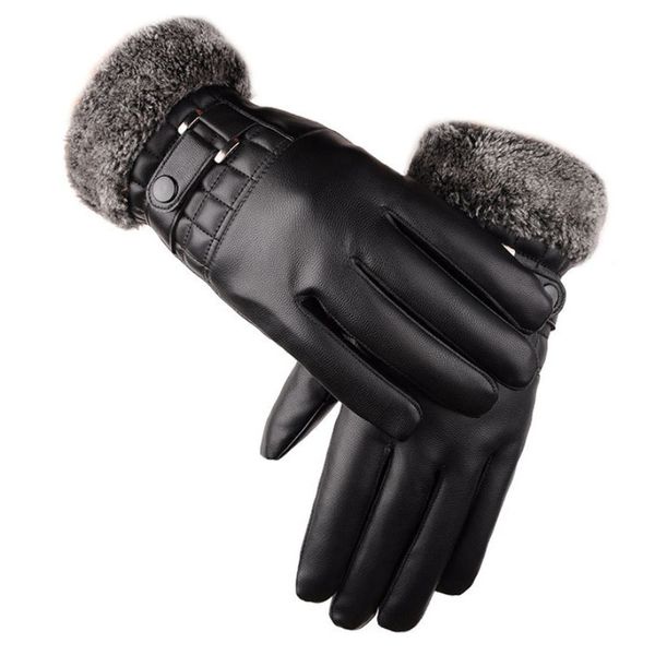 winter keep warm thicken driving leather gloves business working screen touch glove for men gift, Blue;gray
winter keep warm thicken driving leather gloves business working screen touch glove for men gift, Blue;gray