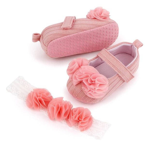 first walkers 2pcs baby shoes headband set chiffon flower toddler for girls soft sole anti slip
first walkers 2pcs baby shoes headband set chiffon flower toddler for girls soft sole anti slip