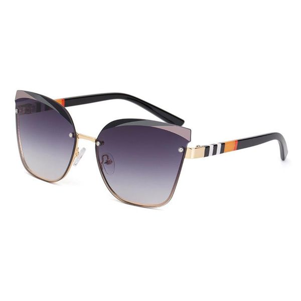 sunglasses cat eye frameless stripe luxury men women fashion shades uv400 vintage glasses, White;black
sunglasses cat eye frameless stripe luxury men women fashion shades uv400 vintage glasses, White;black