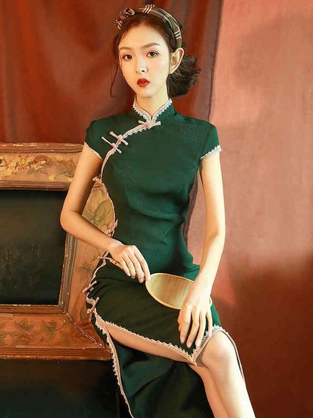 others apparel chinese dress cheongsam modern women slim green vintage traditional qipao robe orientale eleganti harajuku stretch vestido ch, Black;white
others apparel chinese dress cheongsam modern women slim green vintage traditional qipao robe orientale eleganti harajuku stretch vestido ch, Black;white
