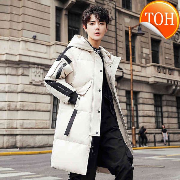 2021 long winter jacket men white duck down thick warm parkas mens fashion outerwear casual hooded trench coats, Black
2021 long winter jacket men white duck down thick warm parkas mens fashion outerwear casual hooded trench coats, Black