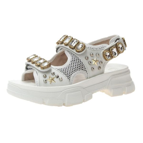 crystal brand women platform sandals peep toe lightweight ladies casual cover heels flat summer, Black
crystal brand women platform sandals peep toe lightweight ladies casual cover heels flat summer, Black