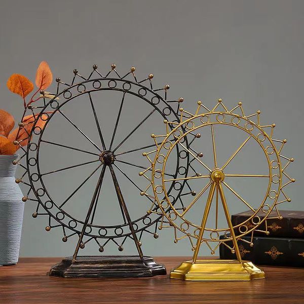 novelty items retro rotate gold happiness ferris wheel metal ornaments home decorations wine cabinet living room decoration
novelty items retro rotate gold happiness ferris wheel metal ornaments home decorations wine cabinet living room decoration