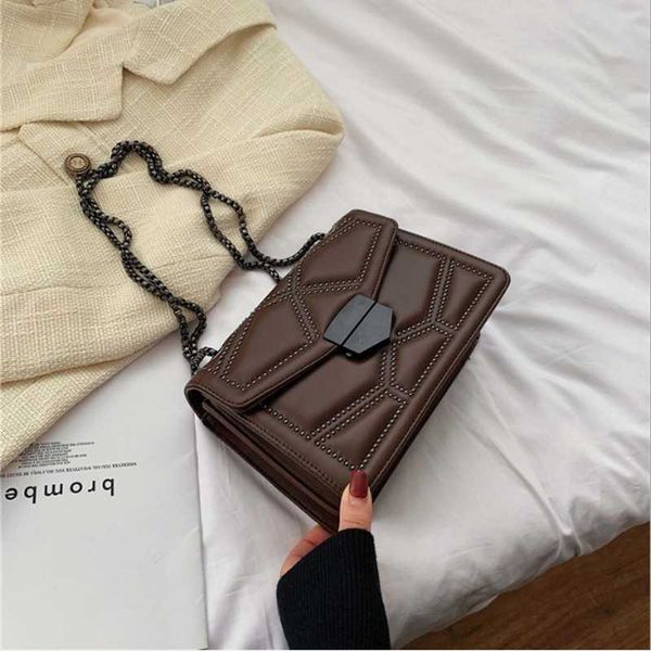 rivet chain brand designer pu leather crossbody bags for women 2021 simple fashion shoulder bag lady luxury
rivet chain brand designer pu leather crossbody bags for women 2021 simple fashion shoulder bag lady luxury