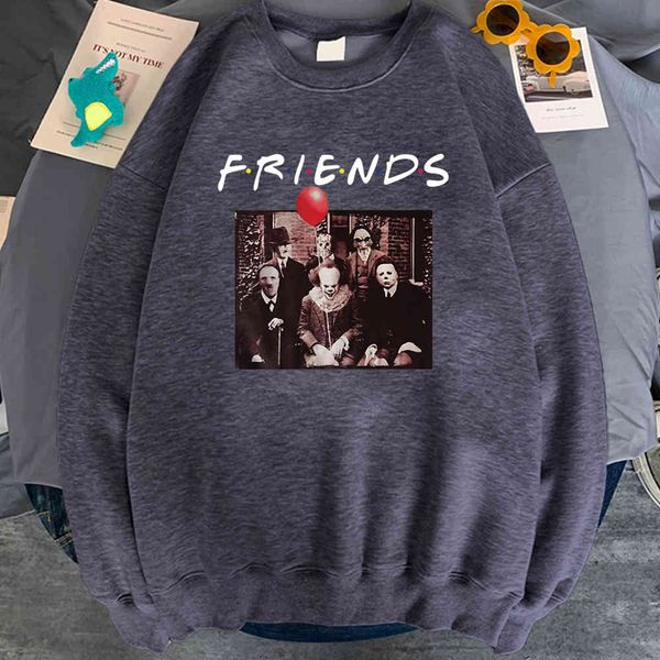 men's friend printed hooded sweatshirt, round neck soft wool cloth, harajuku and hip-hop style, novel in autumn, Black
men's friend printed hooded sweatshirt, round neck soft wool cloth, harajuku and hip-hop style, novel in autumn, Black