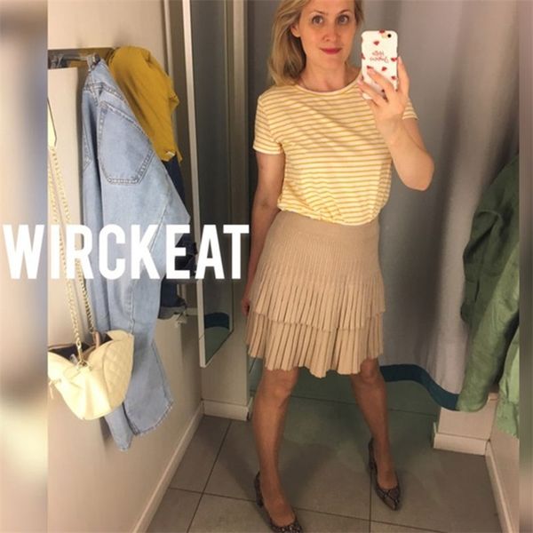 wirckeat warm knitted mini female autumn winter ruffler womens solid short high waist skirt women casual 2021, Black
wirckeat warm knitted mini female autumn winter ruffler womens solid short high waist skirt women casual 2021, Black