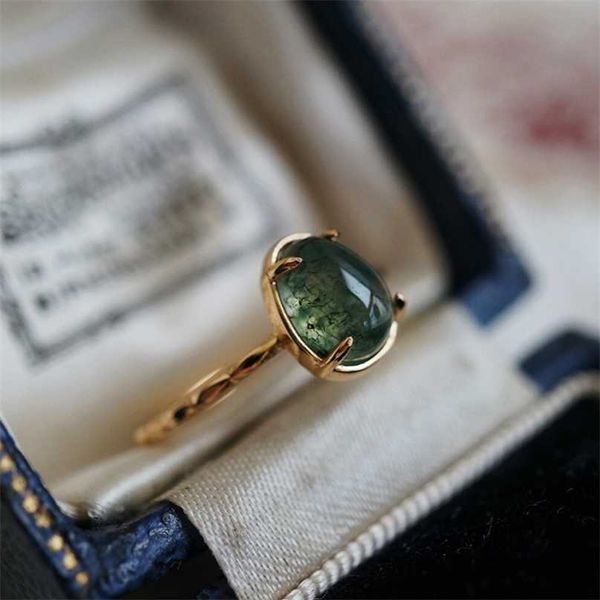 lamoon natural green moss agate ring for women vintage gemstone rings 925 sterling silver gold plated jewelry accessories ri007 211217, Slivery;golden
lamoon natural green moss agate ring for women vintage gemstone rings 925 sterling silver gold plated jewelry accessories ri007 211217, Slivery;golden