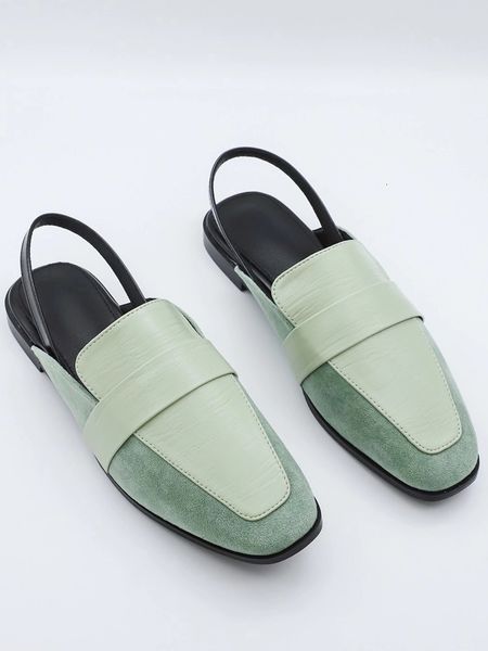 sandals fashion women mules shoes round toe green flats heeled back strap elastic band woman size 41 3mkp, Black
sandals fashion women mules shoes round toe green flats heeled back strap elastic band woman size 41 3mkp, Black