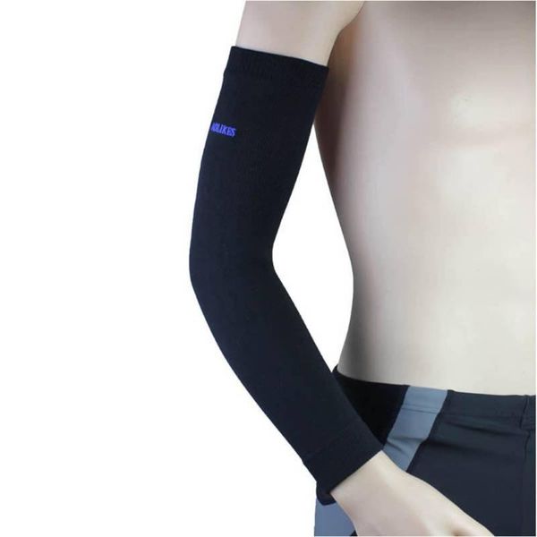 sports elastic compression elbow sleeve brace basketball tennis fitness support protect & knee pads, Black;gray
sports elastic compression elbow sleeve brace basketball tennis fitness support protect & knee pads, Black;gray