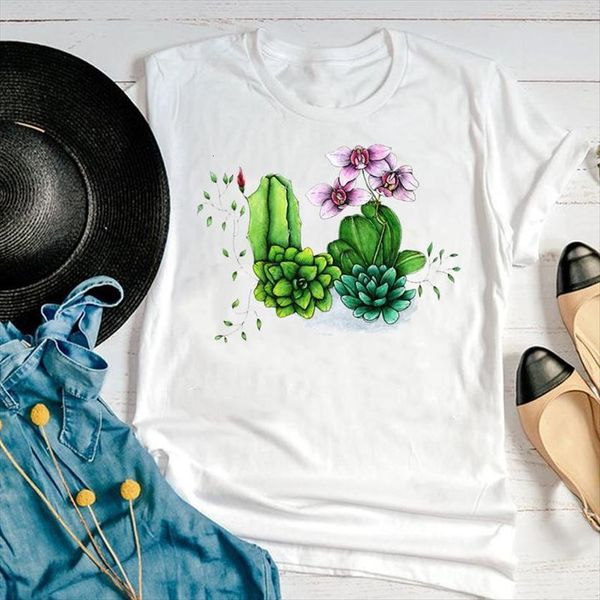 graphic cartoon cactus plant flower womens short sleeve fashion summer print female clothes tees t shirt, White
graphic cartoon cactus plant flower womens short sleeve fashion summer print female clothes tees t shirt, White