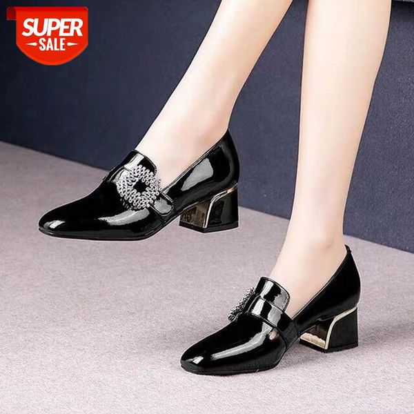 plus size women pumps rhinestone buckle boat shoes patent leather dress square toe ladies office zapatos mujer #te8z, Black
plus size women pumps rhinestone buckle boat shoes patent leather dress square toe ladies office zapatos mujer #te8z, Black
