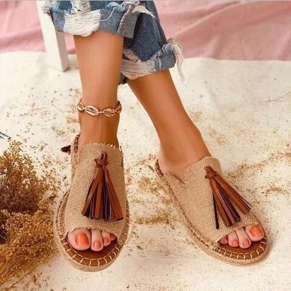 women's retro roman slippers set foot casual round toe flat shoes plus size 42 43 fashion slipper women smt121, Black
women's retro roman slippers set foot casual round toe flat shoes plus size 42 43 fashion slipper women smt121, Black
