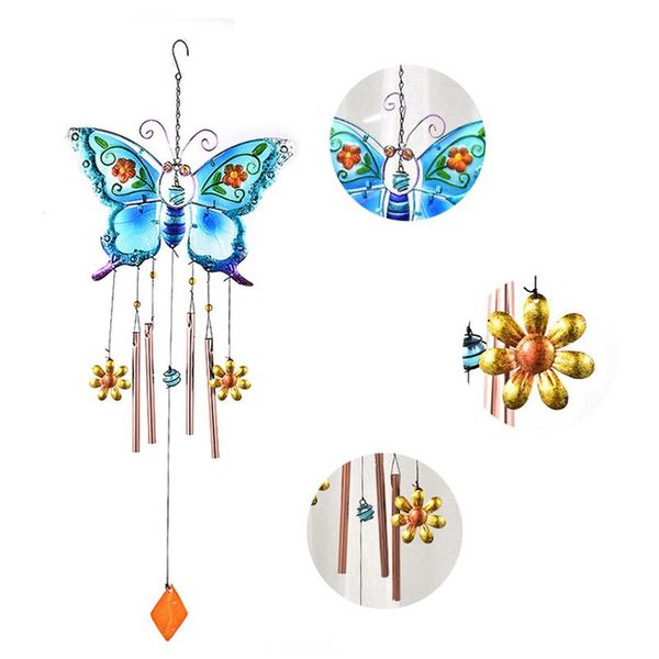 decorative objects & figurines wind chimes innovative glass painted decor butterfly bells indoor outdoor garden hanging decoration ornament
decorative objects & figurines wind chimes innovative glass painted decor butterfly bells indoor outdoor garden hanging decoration ornament