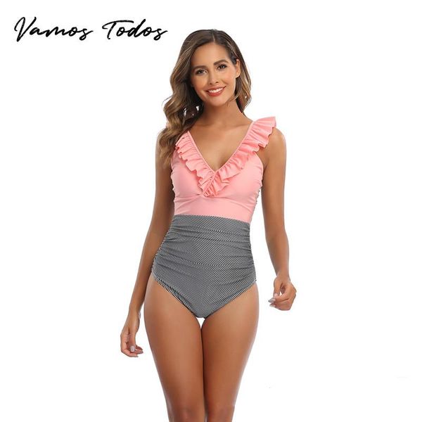 one-piece suits vamos todos 2021 ruffles v-neck swimming suit for women strip dot print swimsuit one piece plus size swimwear tummy con
one-piece suits vamos todos 2021 ruffles v-neck swimming suit for women strip dot print swimsuit one piece plus size swimwear tummy con