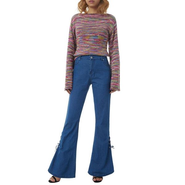 women's pants & capris women flare jeans mid waist side pockets slimming casual party street wide-leg lace up bell bottom trousers deni, Black;white
women's pants & capris women flare jeans mid waist side pockets slimming casual party street wide-leg lace up bell bottom trousers deni, Black;white