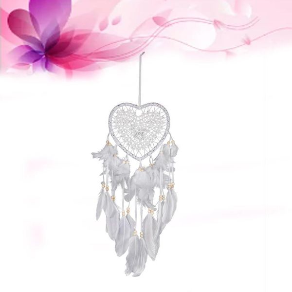 decorative objects & figurines heart shaped dream catcher feather pendant creative wind chime valentine's day gift(white
decorative objects & figurines heart shaped dream catcher feather pendant creative wind chime valentine's day gift(white