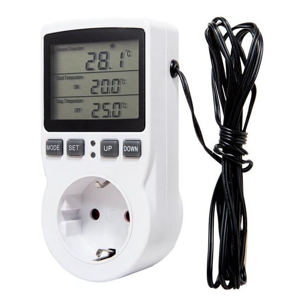 smart home control multifunctional lcd display thermostat controller digital socket temperature detector with timing function
smart home control multifunctional lcd display thermostat controller digital socket temperature detector with timing function