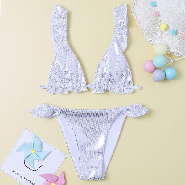 one-piece suits girls triangle thong bikini swimsuit frill trim two piece children's swimwear 7-14years girl bathing suit beachwear 202
one-piece suits girls triangle thong bikini swimsuit frill trim two piece children's swimwear 7-14years girl bathing suit beachwear 202