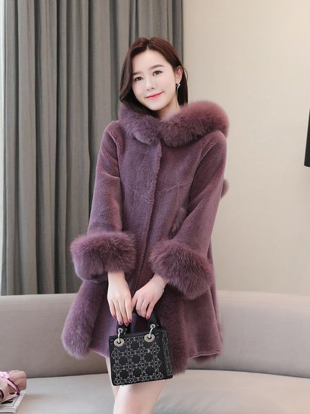 women's fur & faux winter jacket women hooded lamb coat long real collar coats skirt sheep shearing clothing wpy2030 5d61, Black
women's fur & faux winter jacket women hooded lamb coat long real collar coats skirt sheep shearing clothing wpy2030 5d61, Black