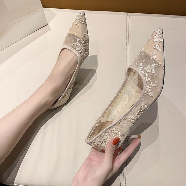 sandals 2021 summer women pumps fashion wedding shoes high heels lace party pointed toe stiletto shn9, Black
sandals 2021 summer women pumps fashion wedding shoes high heels lace party pointed toe stiletto shn9, Black