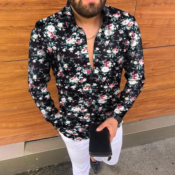 men's casual shirts punk style flower digital print long sleeve jacket single breasted lapel party shirt spring/autumn -3xl, White;black
men's casual shirts punk style flower digital print long sleeve jacket single breasted lapel party shirt spring/autumn -3xl, White;black