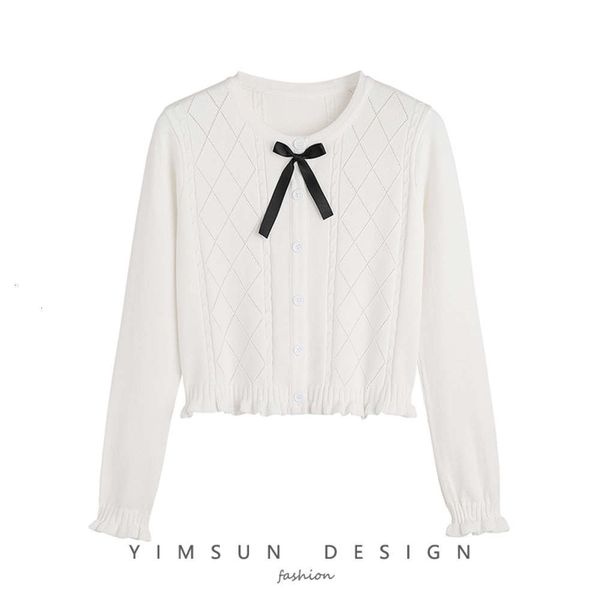 women's sweaters sweater early autumn lovely and sweet bow knit college style hollow out long sleeve short with auricular edge j38j, White;black
women's sweaters sweater early autumn lovely and sweet bow knit college style hollow out long sleeve short with auricular edge j38j, White;black