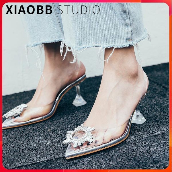 sandals summer high heel stiletto crystal pointy silver rhinestone transparent pvc lady sandal fashion design1, Black
sandals summer high heel stiletto crystal pointy silver rhinestone transparent pvc lady sandal fashion design1, Black