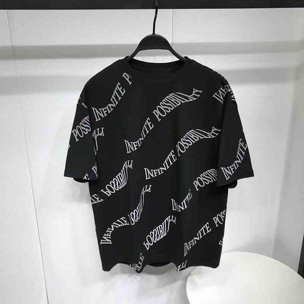 men's fashion 2021 summer new letter printing loose black short sleeve t-shirt men's b2dab2261, White;black
men's fashion 2021 summer new letter printing loose black short sleeve t-shirt men's b2dab2261, White;black