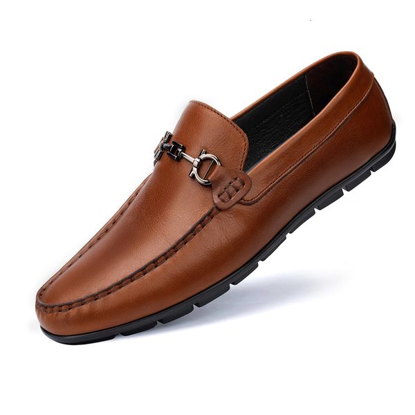 dress shoes brown leather shoes, casual male shoes for legitimate business 36-46 g0mk, Black