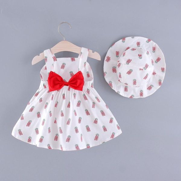 40# bowknot cute summer dress a-line strawberry print baby girls sleeveless square collar bucket hats toddler girl's dresses, Red;yellow
40# bowknot cute summer dress a-line strawberry print baby girls sleeveless square collar bucket hats toddler girl's dresses, Red;yellow